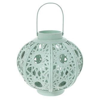 Amongst all the planters was this funky little guy, i was surprised to see max studio home was the brand, ha! Salco Green Woven Lantern (With images) | Garden ...