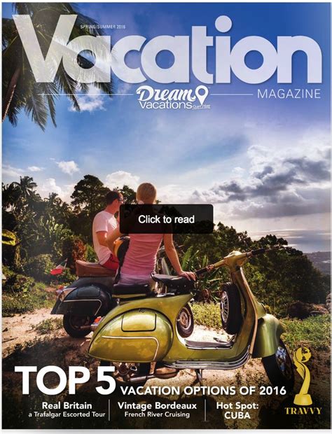 Vacation Magazine Vacation Trafalgar Tours Travel Magazines