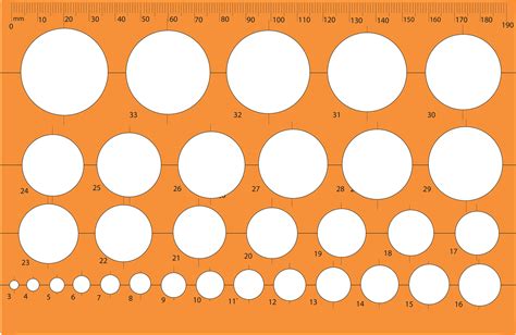 Download Ruler Circle Template Royalty Free Stock Illustration Image