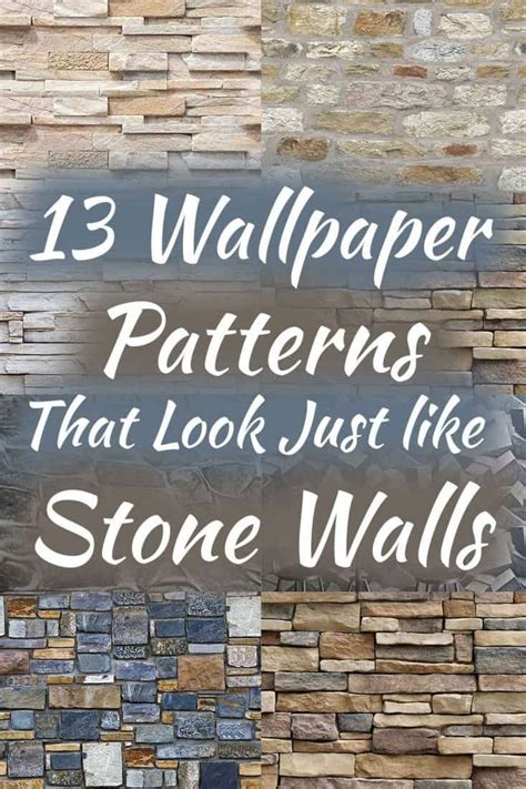 Faux Stone Wallpapers With 3d Stone Effect Patterns Faux Stone