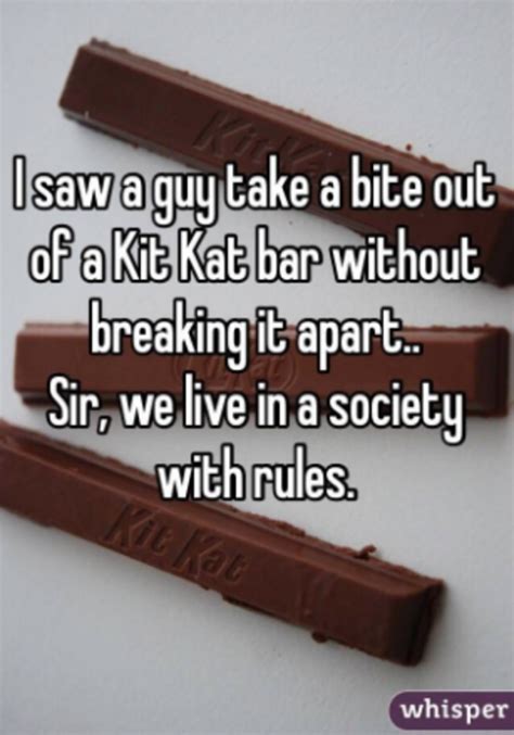 We Live In A Society Eating Kit Kats The Wrong Way Know Your Meme