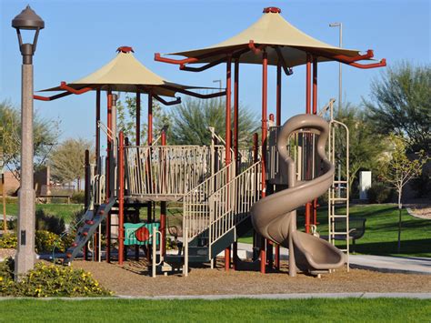 Playground shade canopies keep equipment cool for optimal use. Playground Structure with 2 built-in Canopies - Hesscor ...