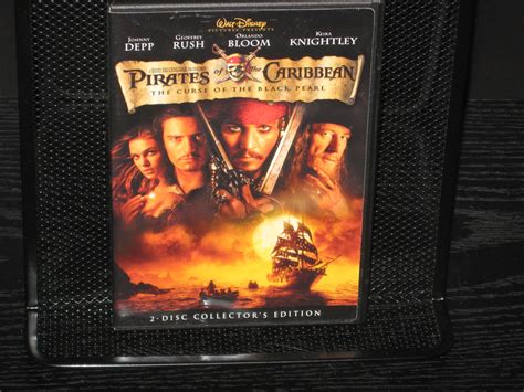 Pirates Of The Caribbean Dvd Disney 2003 2 Disc Set Dvd Hd Dvd And Blu Ray