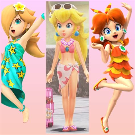 The Girls Of Summer Come On Nintendo Where Is Swimwear Peach 💌 R Mariokarttour