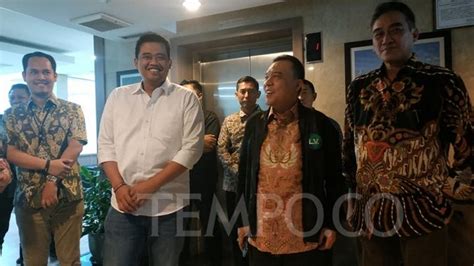 Jokowis Son In Law Visits Pan Chairman Ahead Of Election