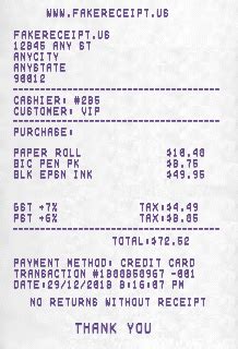 With this card, you can spend in renminbi or ringgit without worry! Top 10 Free Online Receipt Generator to Create Custom Receipts