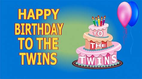10 Best Happy Birthday Wishes For Twins Birthday Wishes Greeting