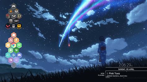 Rainmeter Anime Theme By Pixpox On Deviantart