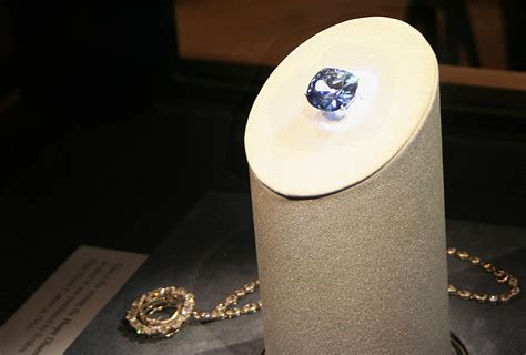 The Hope Diamond Prior To Being Put In Its New Setting At The National