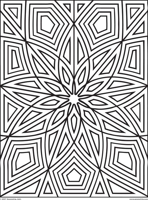 Islamic Geometric Patterns Coloring Pages At Getdrawings Free Download