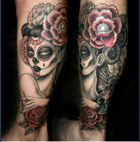 1000 Images About Sugar Skull Tattoos On Pinterest Awesome Tattoos Skull Design And Dark Sugars