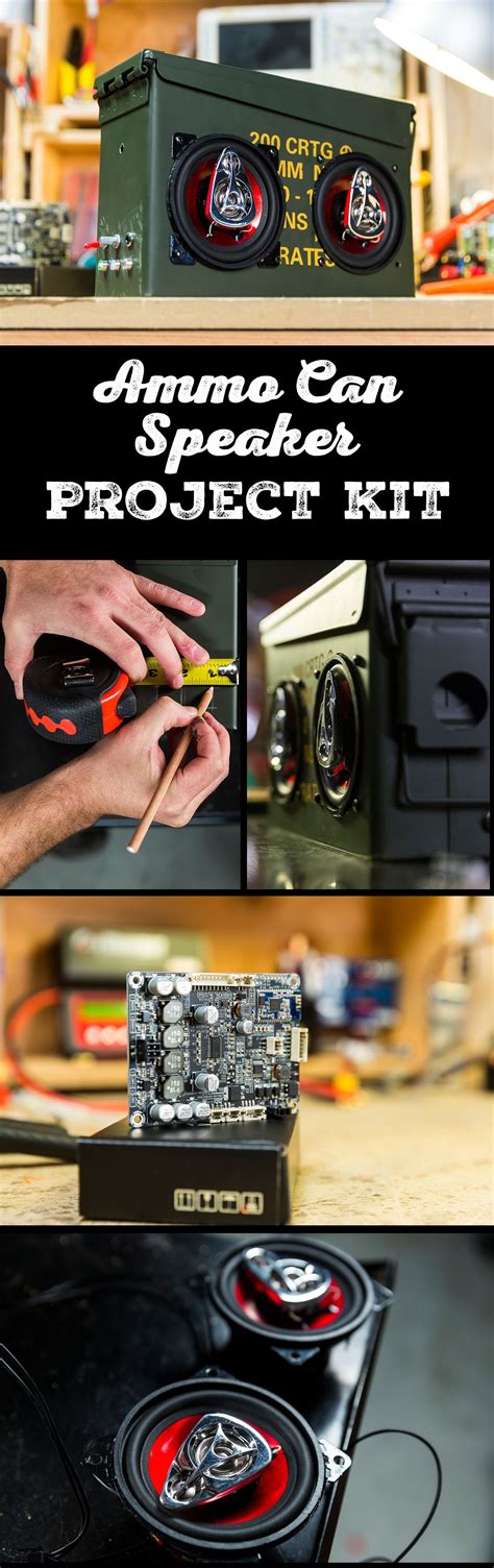 Download an app (available on both android or iphone) and use the phone itself as the call, or purchase an external speaker and use the phone as a remote connected via bluetooth. Ammo Can Speaker Kit 2.0 | Ammo cans, Speaker projects, Man crates