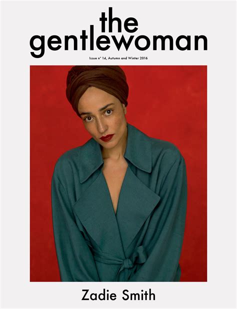 the beautiful zadie smith covers the gentlewoman