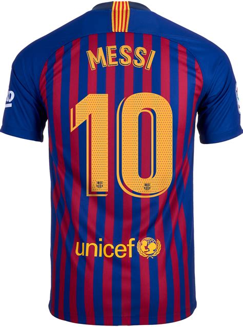Youth Messi Barcelona Jersey Barcelona 10 Messi Home Kids Jersey And