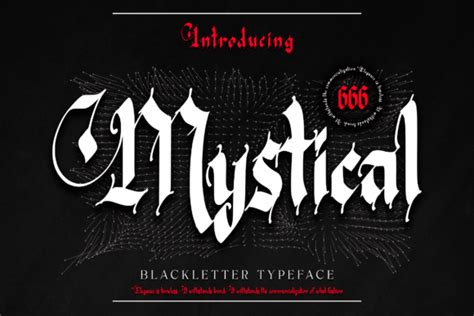 Mystical Font By Meizzalunadesign · Creative Fabrica