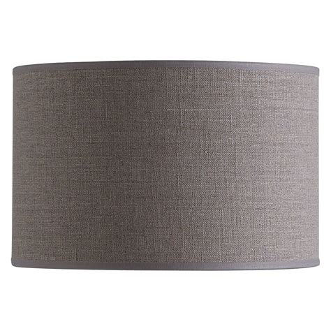 Medium lamp shade,alucset barrel fabric lampshade for table lamp and floor light,7x13x7.8 inch… $17.99. LINEN Grey linen drum lampshade small | Lampshade designs ...