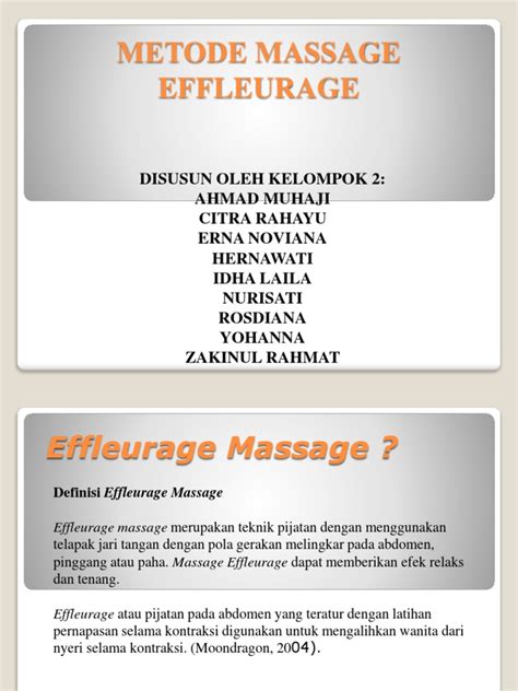 Metode Massage Effleurage Pdf