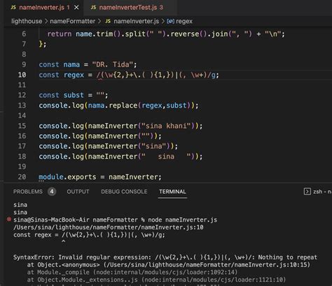 Find A Solution For Javascript Regex Syntaxerror Stack Overflow