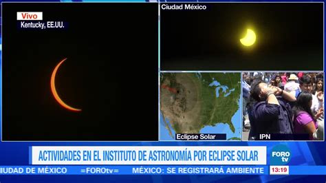 Eclipse Solar Llega A Su Punto Máximo En La Ciudad De México