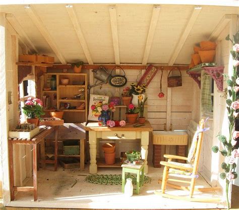 Store shovels, rakes, grass seed, and other yard care. 17 Best images about Dollhouse - Gardens on Pinterest ...