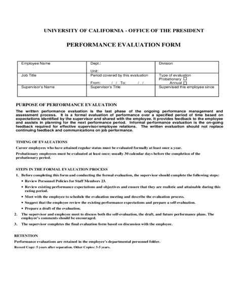 2022 Work Evaluation Form Fillable Printable Pdf Forms Handypdf Images