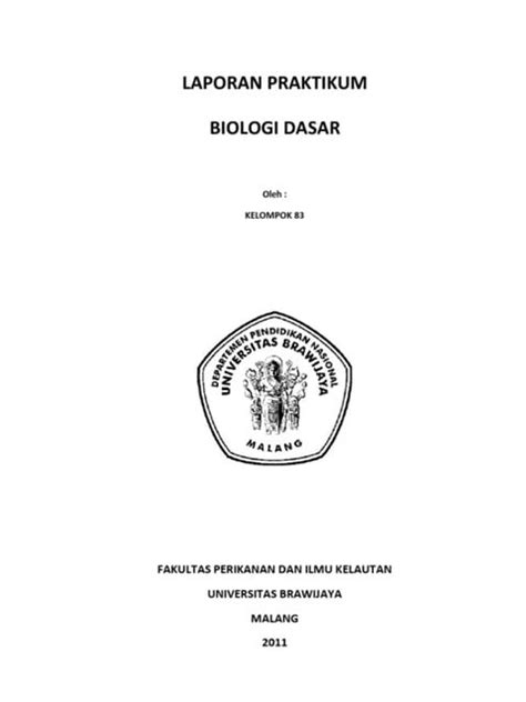 Contoh Laporan Praktikum Yang Benar Dilengkapi Struktur