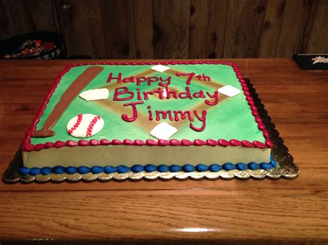 Pin By Elizabeth Stanley Richards On Party Ideas Baseball Birthday Cakes Baseball Birthday