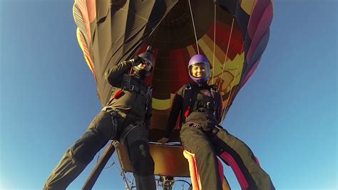 Hot Air Balloon Skydive Youtube