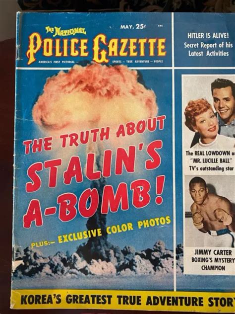 Lucille Ball Magazine Cover Police Gazett 1953 35 00 Picclick
