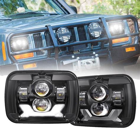 New Arrival 5x7 Led Headlight With Drl And Turn Signal For Jeep