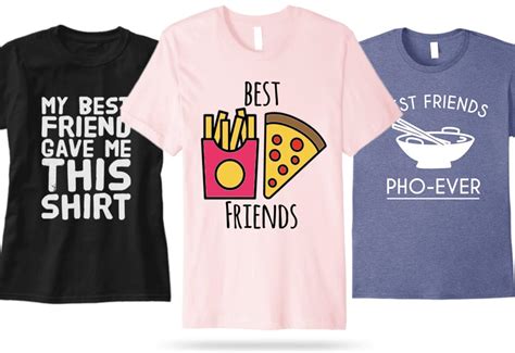 9 Funny Best Friend Shirts In 2020 Matching Bff T Shirt