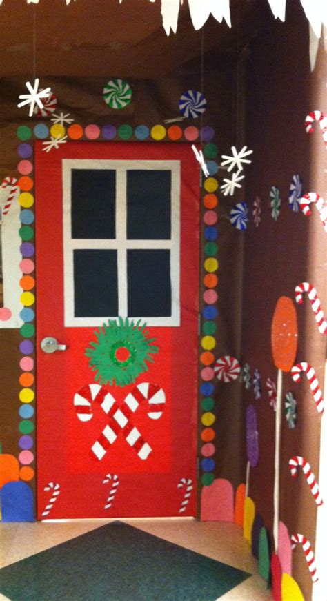Gingerbread Door Decorations And Because The Craft Was So