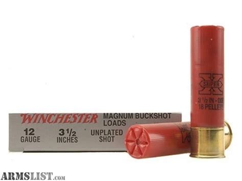 armslist for sale 12 gauge winchester super x 3 5 magnum inch 00 buckshot 5 rounds
