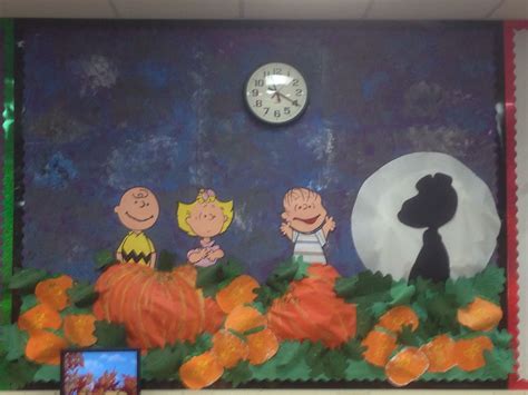 Very Cute Great Pumpkin Charlie Brown Theme Board In My Sons