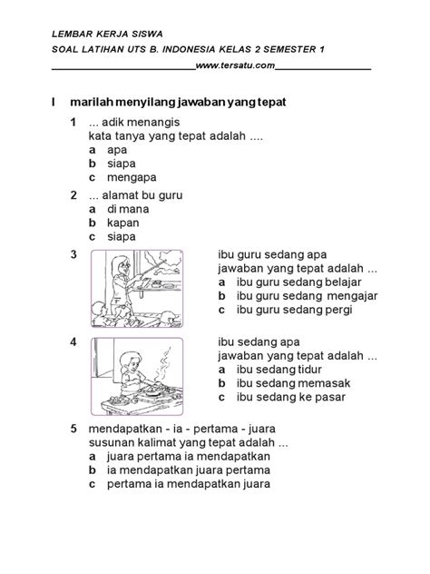 soal bahasa indonesia kelas 6 pdf homecare24