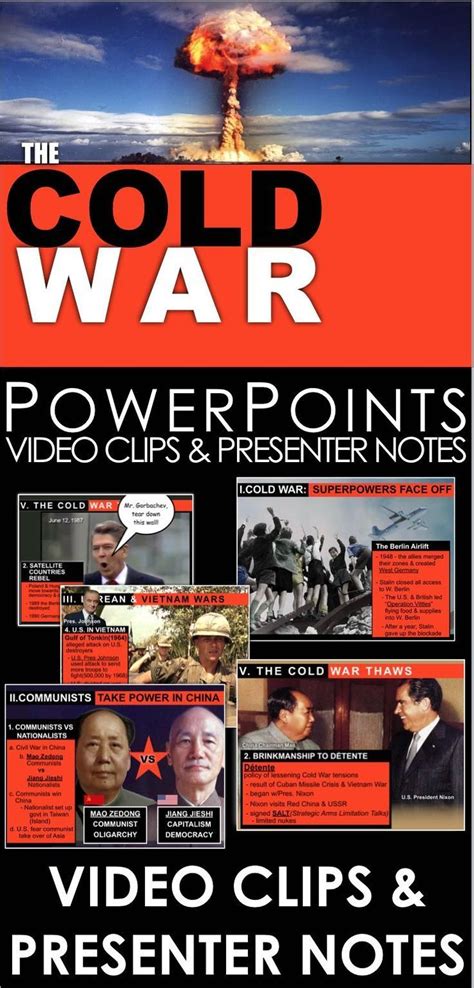 Cold War Powerpoints Wvideo Clips Presenter Notes World History In