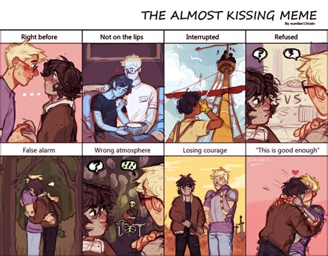 The Not Kissing Kiss Meme Is My Kind Of Kiss Meme Jason Nico Percy Jackson Funny Percy