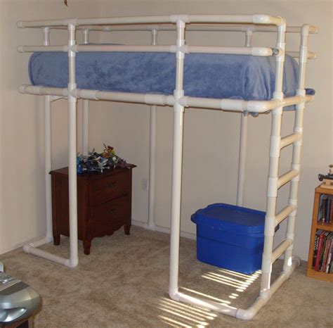 Mark Rehorsts Tech Topics Loft Bed Made From Schedule 40 Pvc Pipe