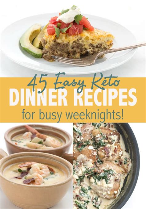 Easiest Way To Make Quick And Easy Keto Dinner Recipes Printable