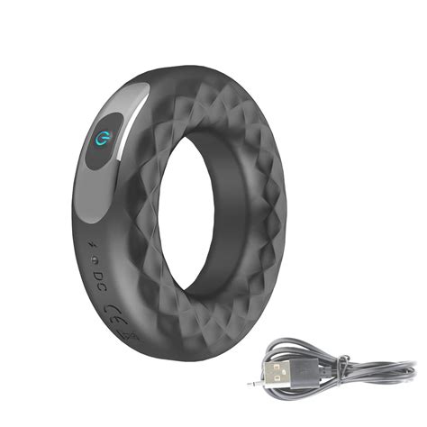 new rechargeable penis ring with double motors waterproof vibrating ring for man penis training
