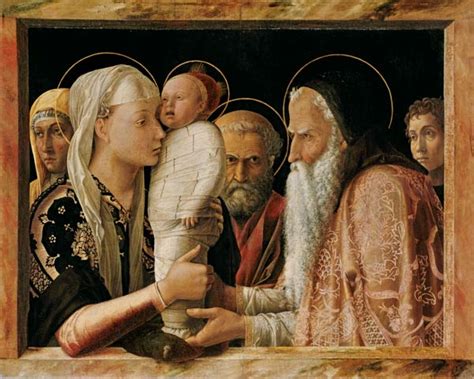 Représentation Du Christ Dans Le Temple Tableau De Andrea Mantegna