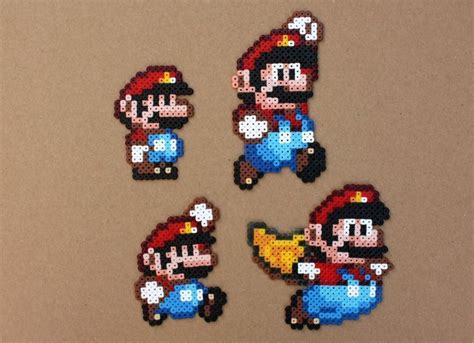 Super Mario World Perler Hama Bead Sprites Beads Hama Beads Mario