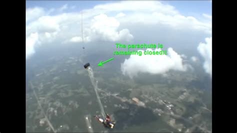 Skydiving When The First Parachute Fails Youtube