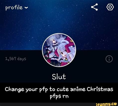 Cute Christmas Anime Girl Pfp