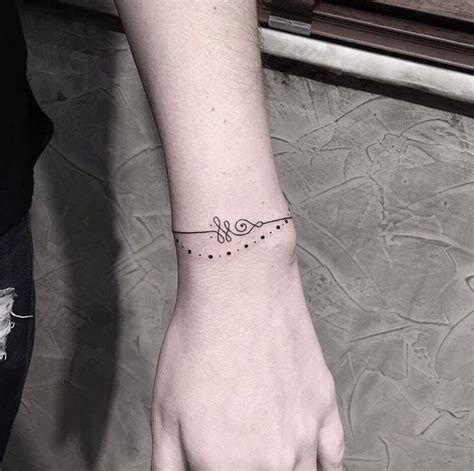 risultati immagini per tatuaggio braccialetto polso cool wrist tattoos wrist bracelet tattoo