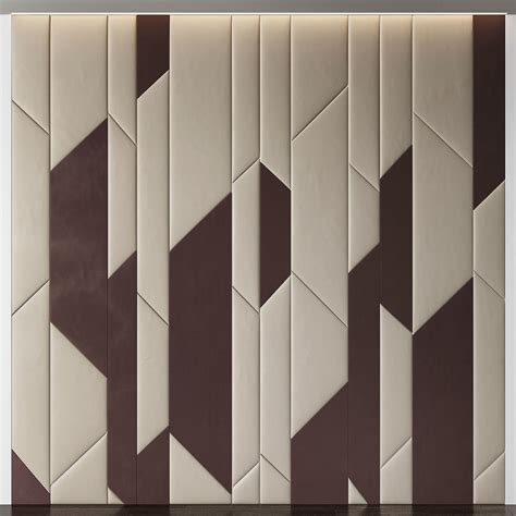 Low Poly Wall Panel 3d Model 3dpanel Cgtrader