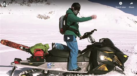 Ski Bums Present Its Called Backcountry Skiing Fall Line Skiing