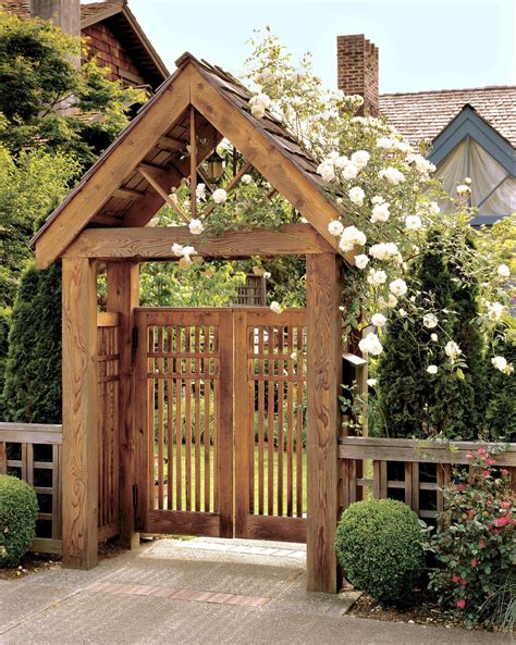 15 Gated Arbor Ideas For A Beautiful Garden Entrance Garden Gate