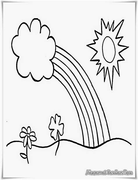 Gambar mewarnai bunga matahari, dapat menjadi pengantar untuk membahas beragam topik, seperti: Mewarnai Gambar Pemandangan | Buku mewarnai, Gambar simpel ...
