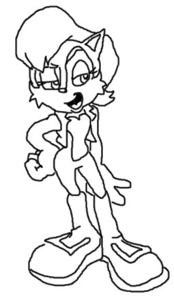 Coloring practice (wip) by rosurin on deviantart. Sally Acorn lineart by shadowluvpie12 on DeviantArt
